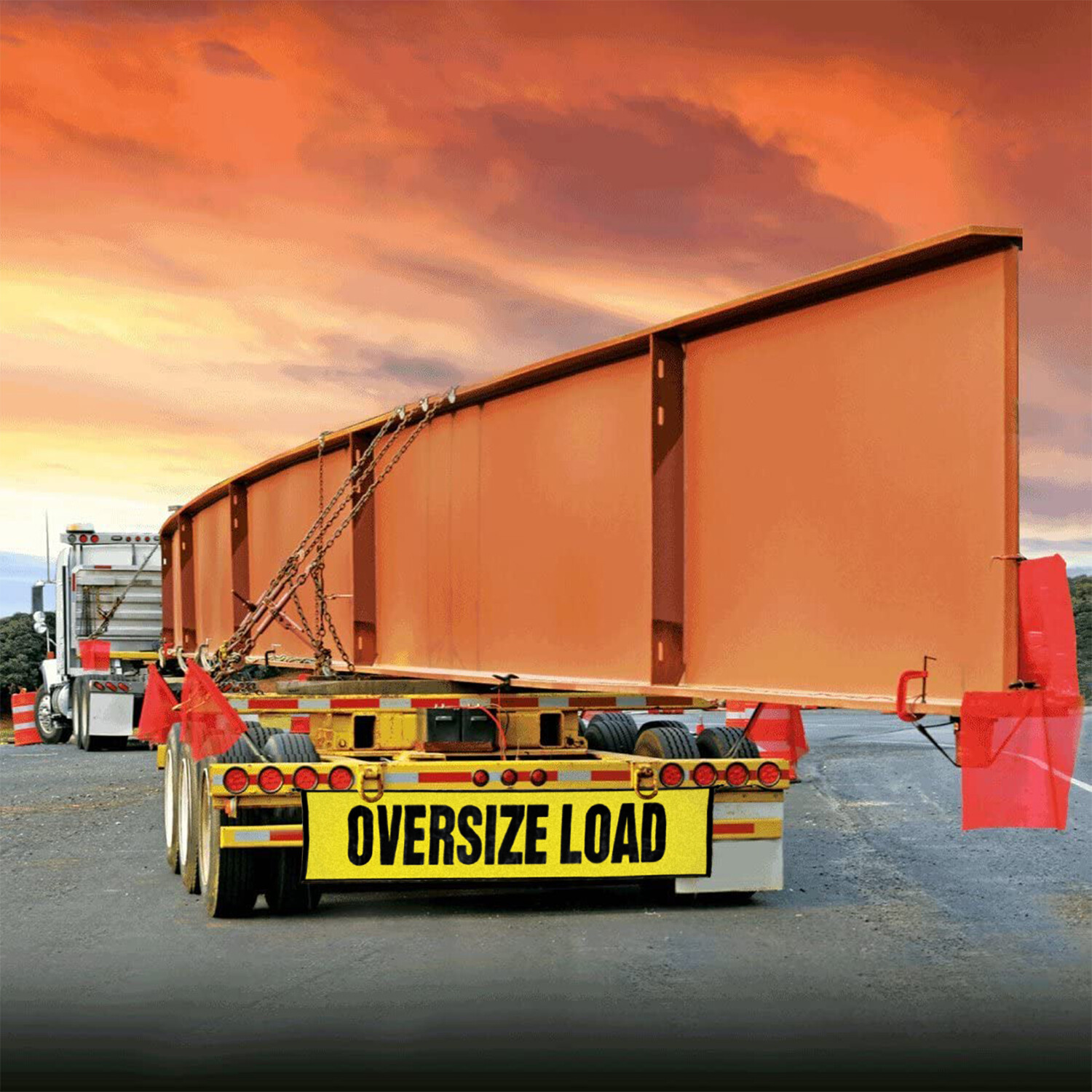 VULCAN Basic Oversize Load Stretch Cord Banner, Flags & Magnets Kit