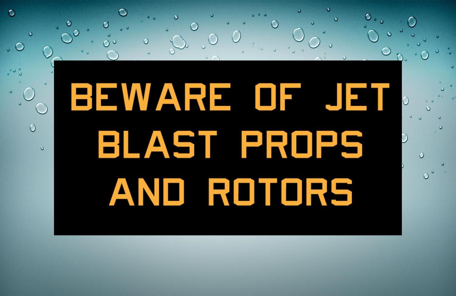 Sticker Car Airplane Aviation Airport Beware Of JET