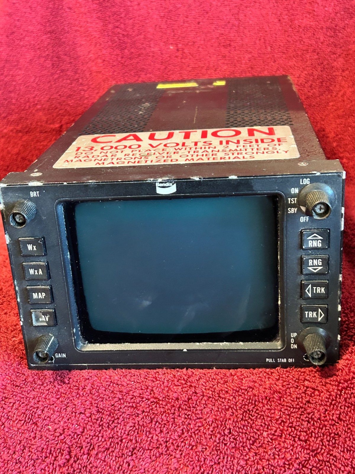 BENDIX IN 182A COLOR RADAR INDICATOR P/N 3614078-8201