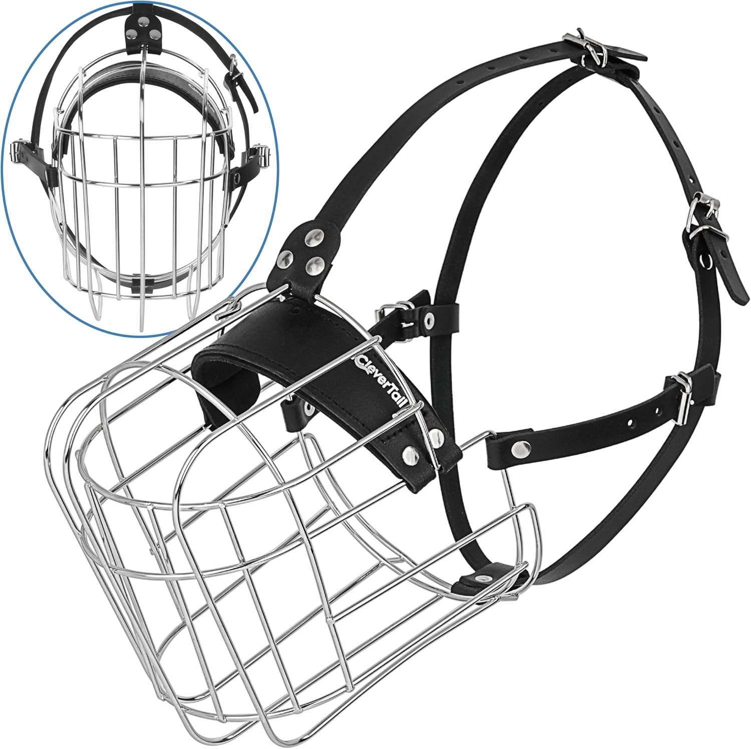 Extra Large Dog Muzzle for Great Dane – Cage Muzzles for Barking and Prevent ...