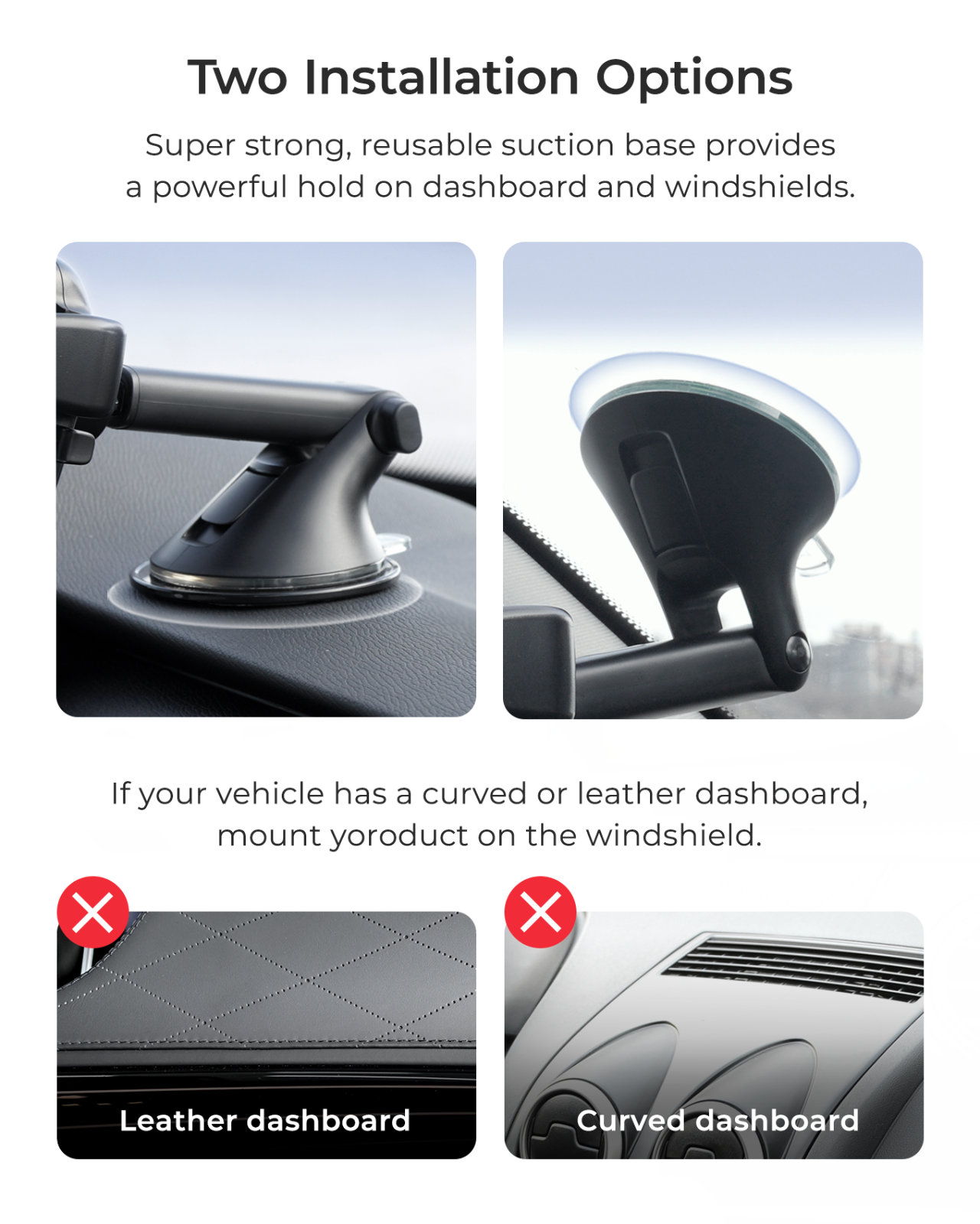 iOttie Easy One Touch 6 Universal Car Mount Dashboard & Windshield