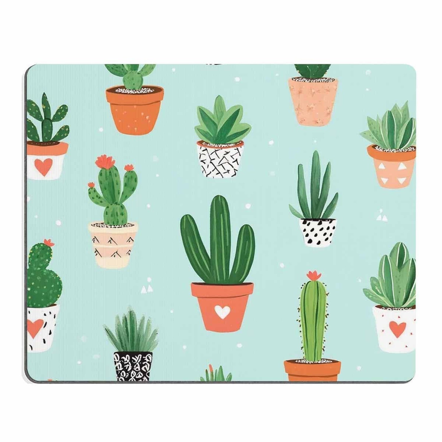 Succulents Cactus Mouse Pad Mousepad Mat - Rectangular - Computer Accessories...