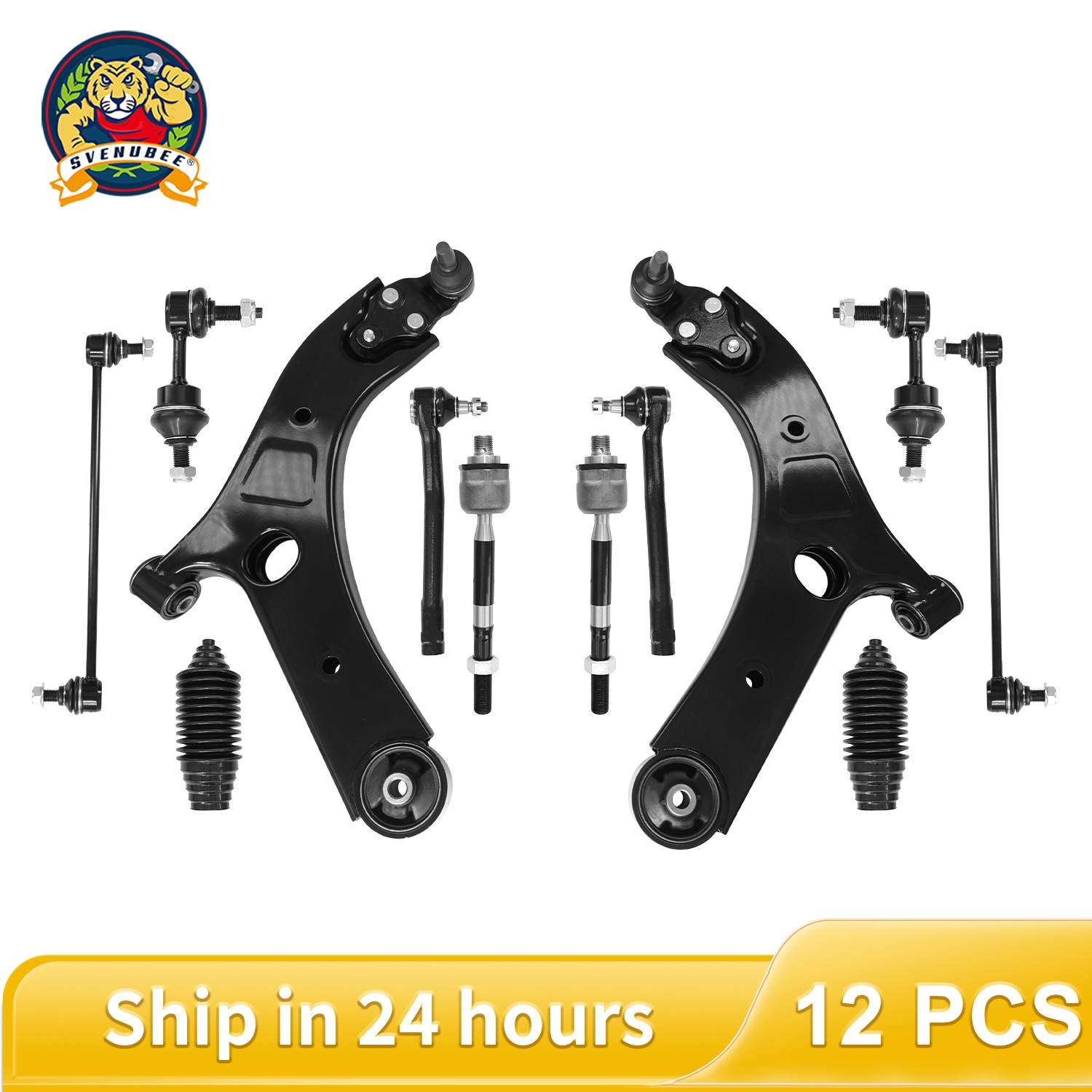 Front Suspension Lower Control Arms Sway Bars Link For 2015-2017 2018 Kia Sedona