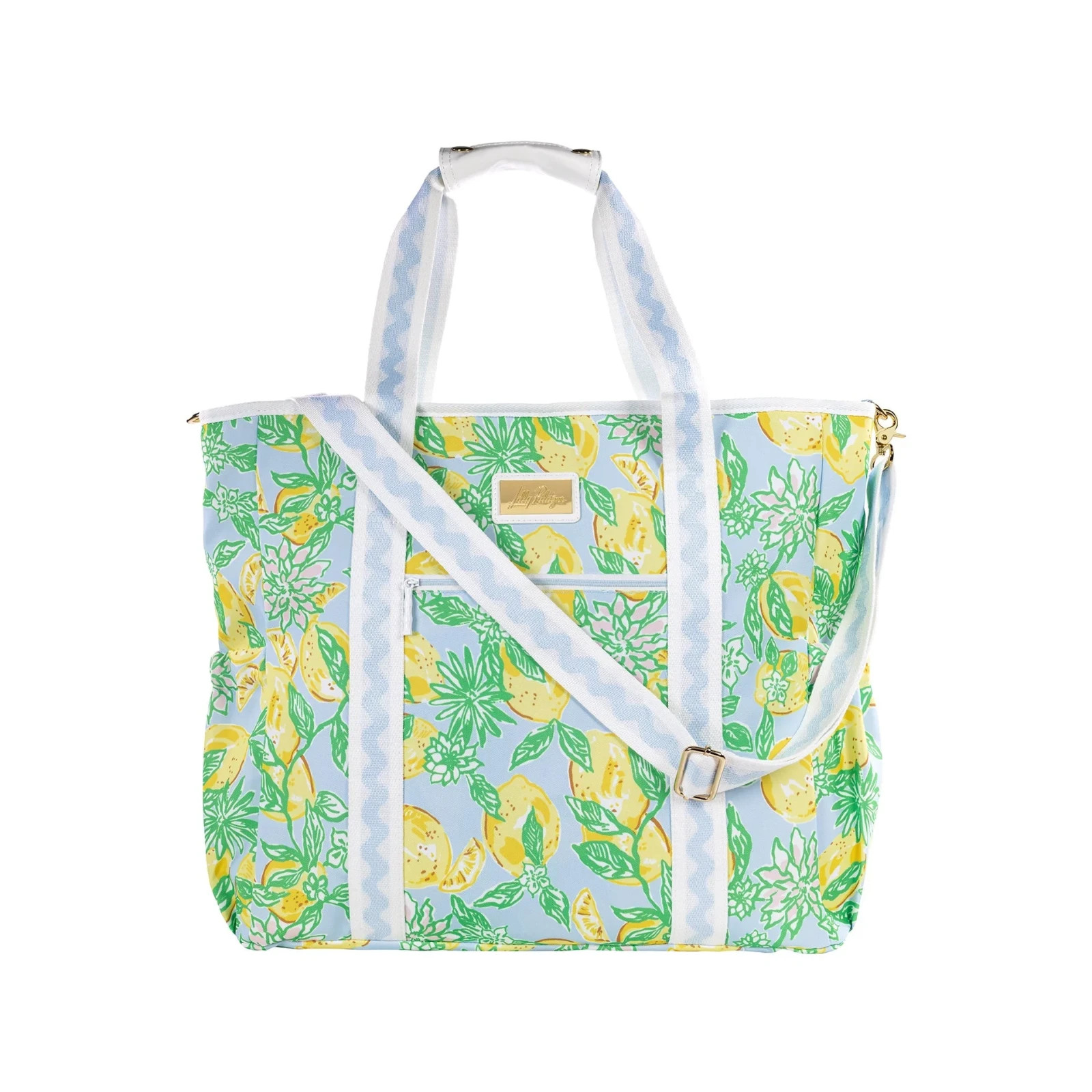 Lily Pulitzer Insulated Picnic & Beach Cooler Bag Make Lemonade NWT
