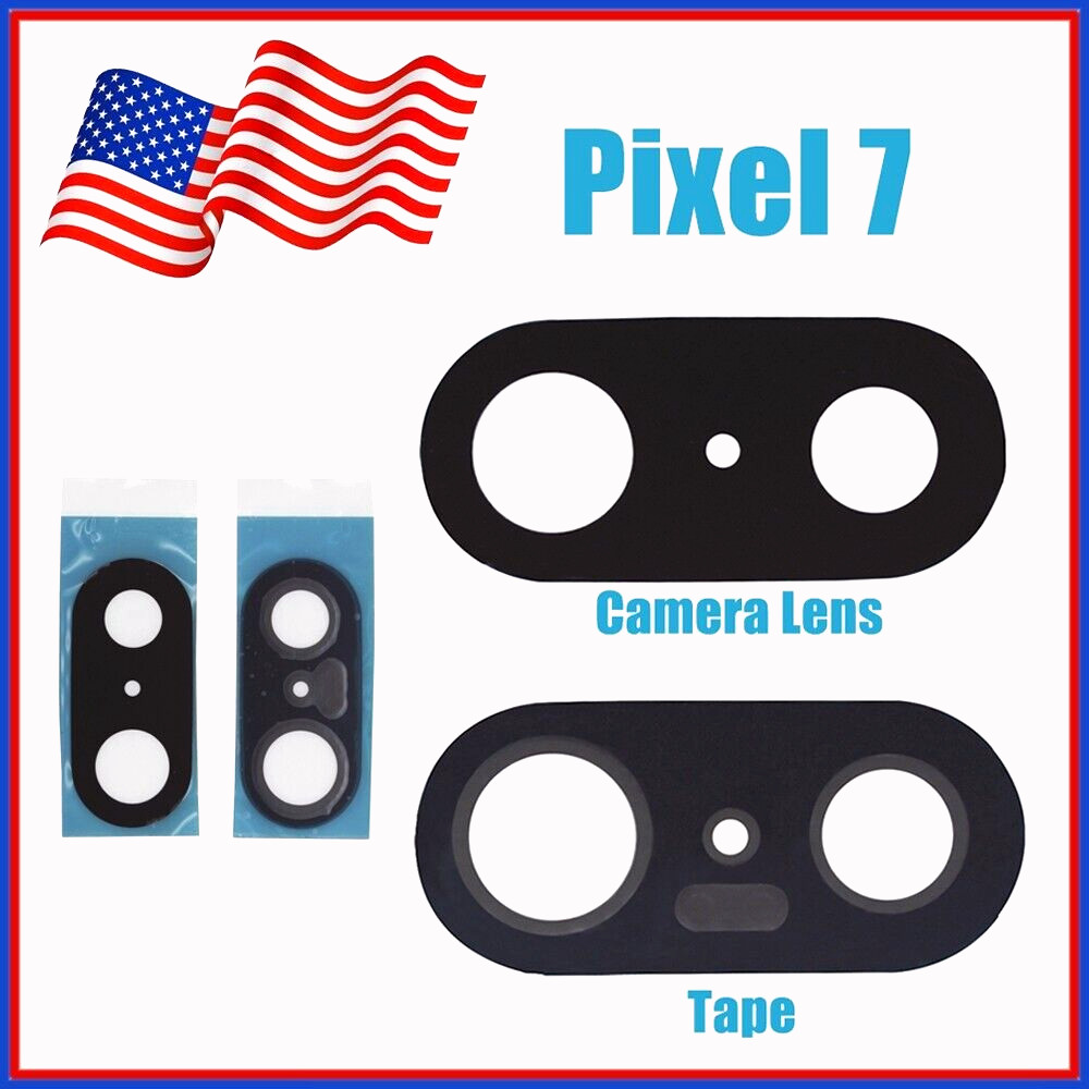 OEM NEW Rear Back Camera Lens Glass Cover Tape Replacement For Google Pixel 7