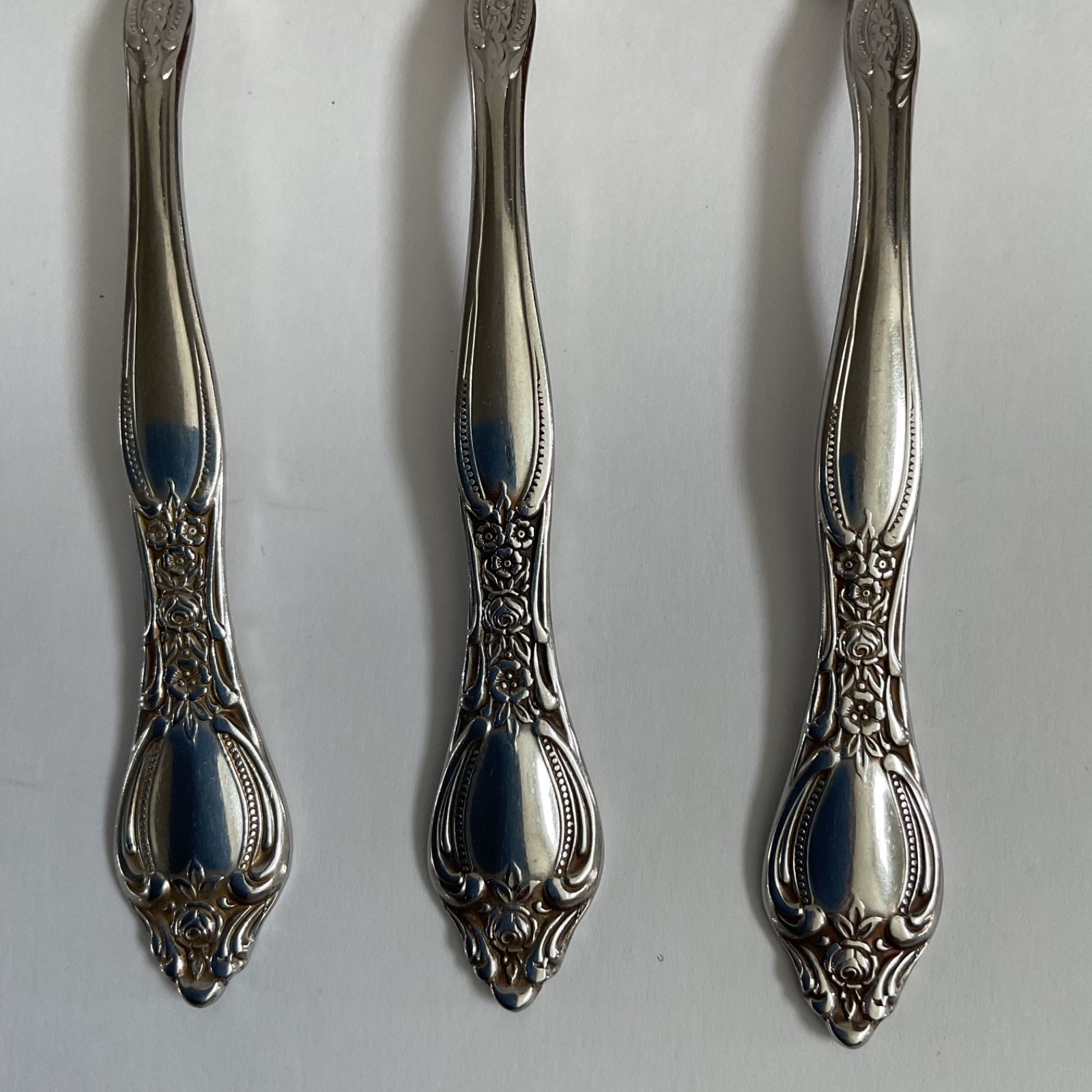 Oneida West Bend AFFECTION Pattern Stainless USA Flatware Teaspoons Set Of 5