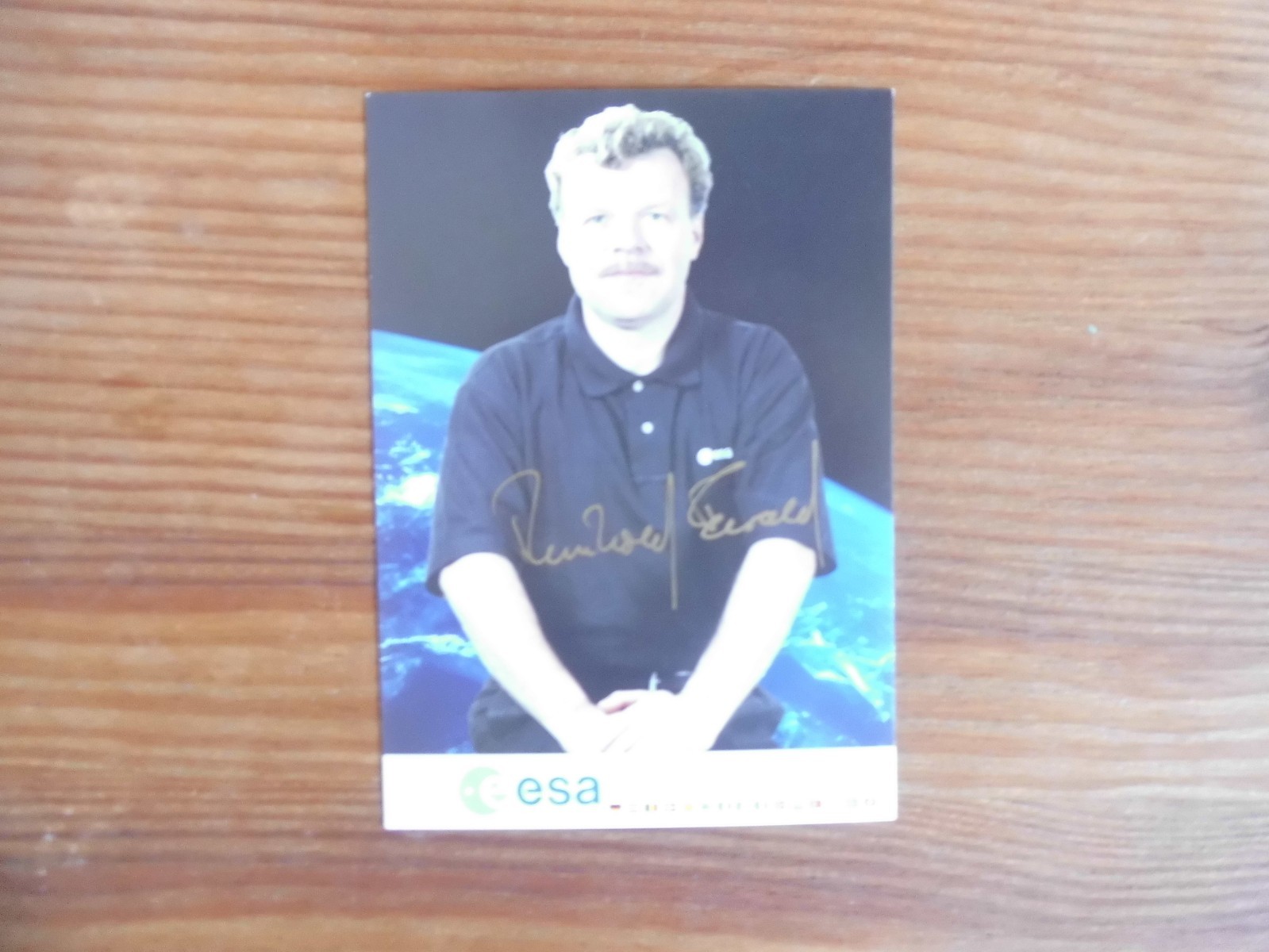 Reinhold Ewald - NASA Spaceflight Signed Autograph Card