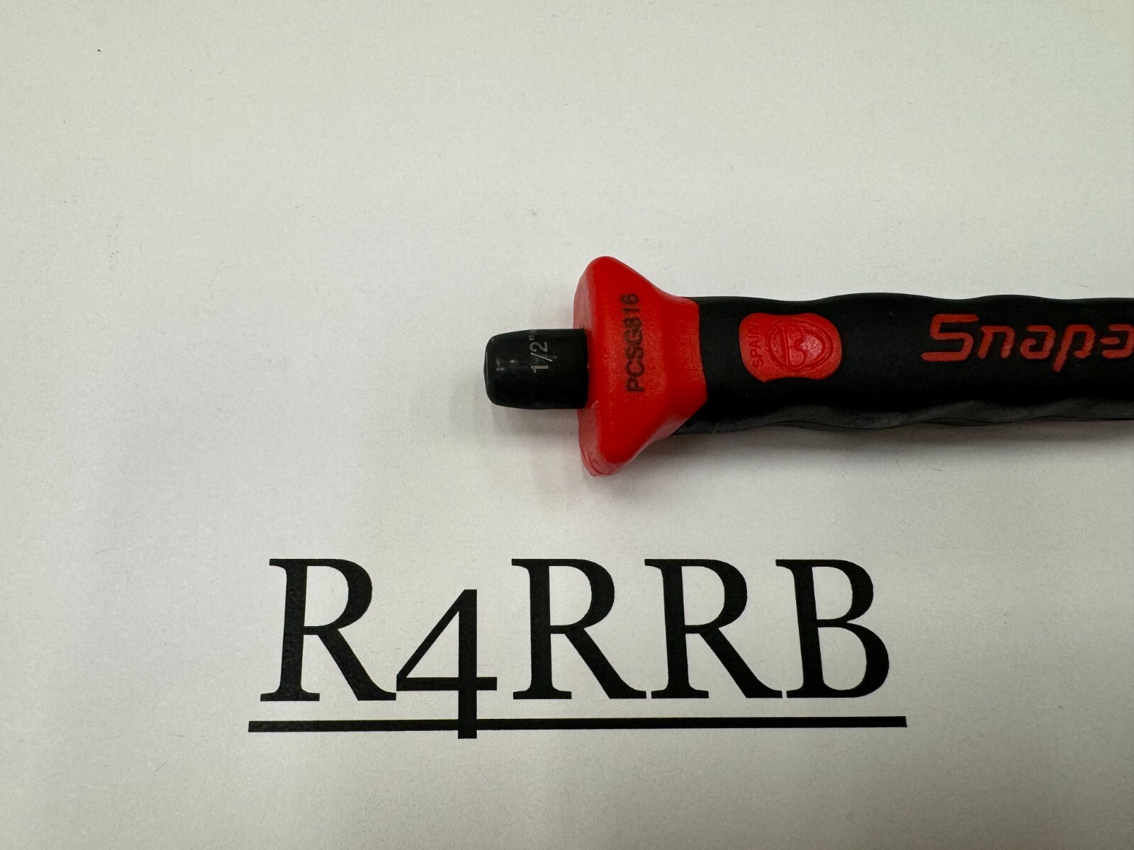 Snap-on Tools SPAIN NEW RED Soft Grip 1/2" Flat Edge Chisel PCSG816R