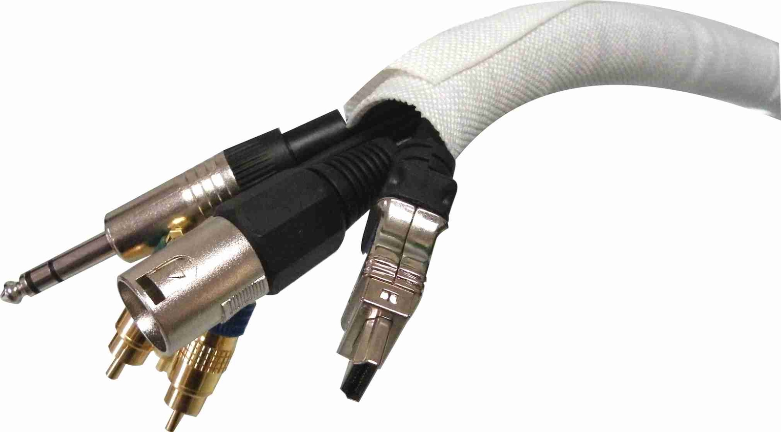 1 inch SNAKESKIN Wire & Cable Cover - White - 100 feet pack