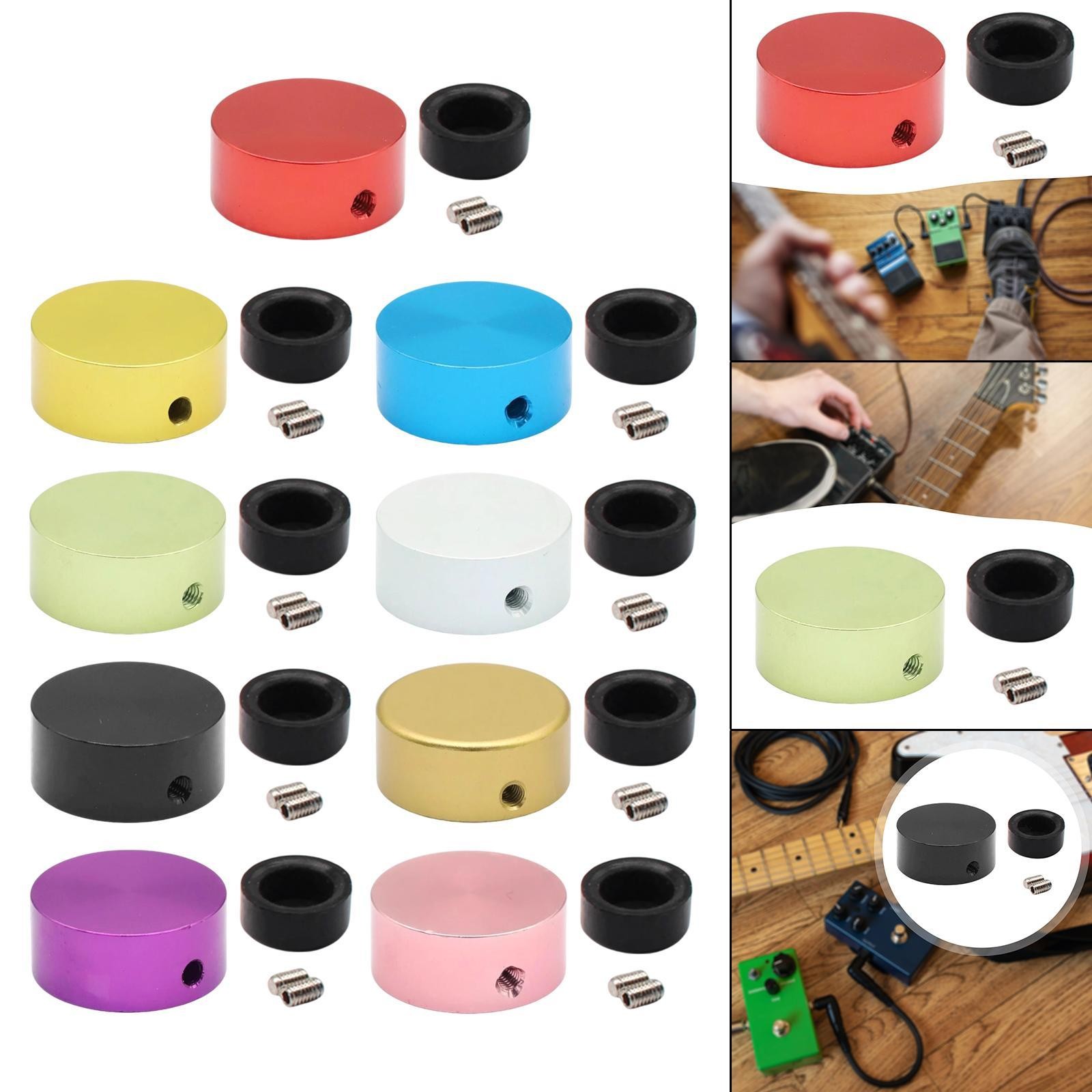 Guitar Pedal Footswitch Topper Anti Slip Sturdy Stylish Protection Cap