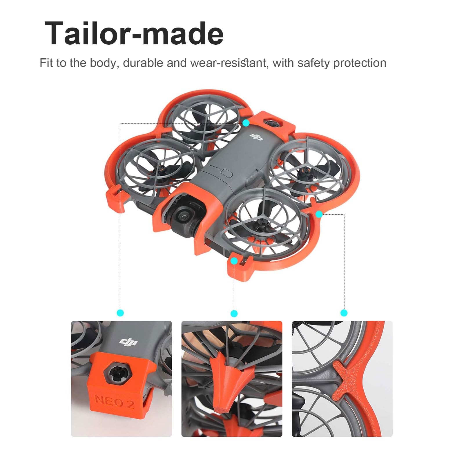 Protector for DJI Neo2, 3D Printing Anti-Collision Prop Bumper Protective Cov...