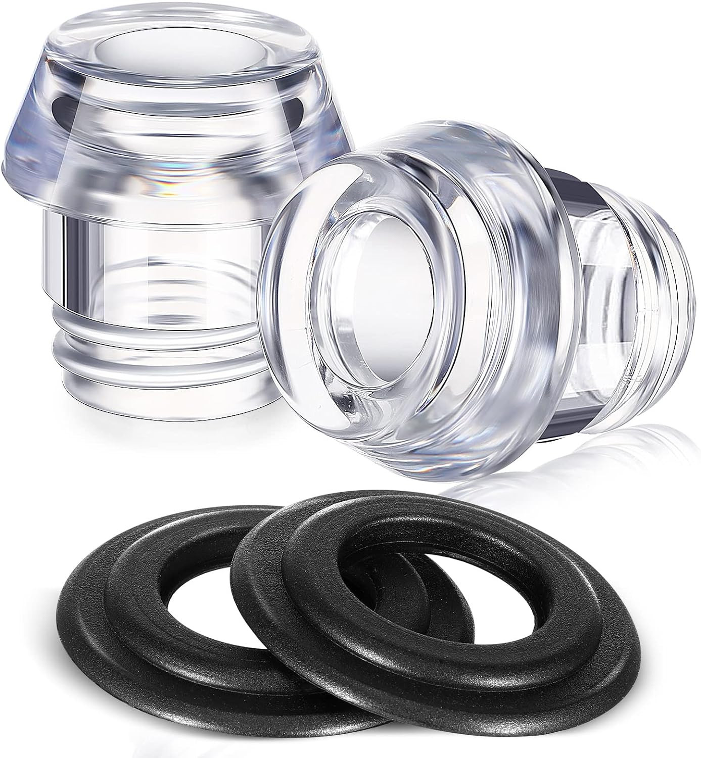Knob Top and Washer Ring Compatible with Farberware Percolator, 2 Sets | Replace