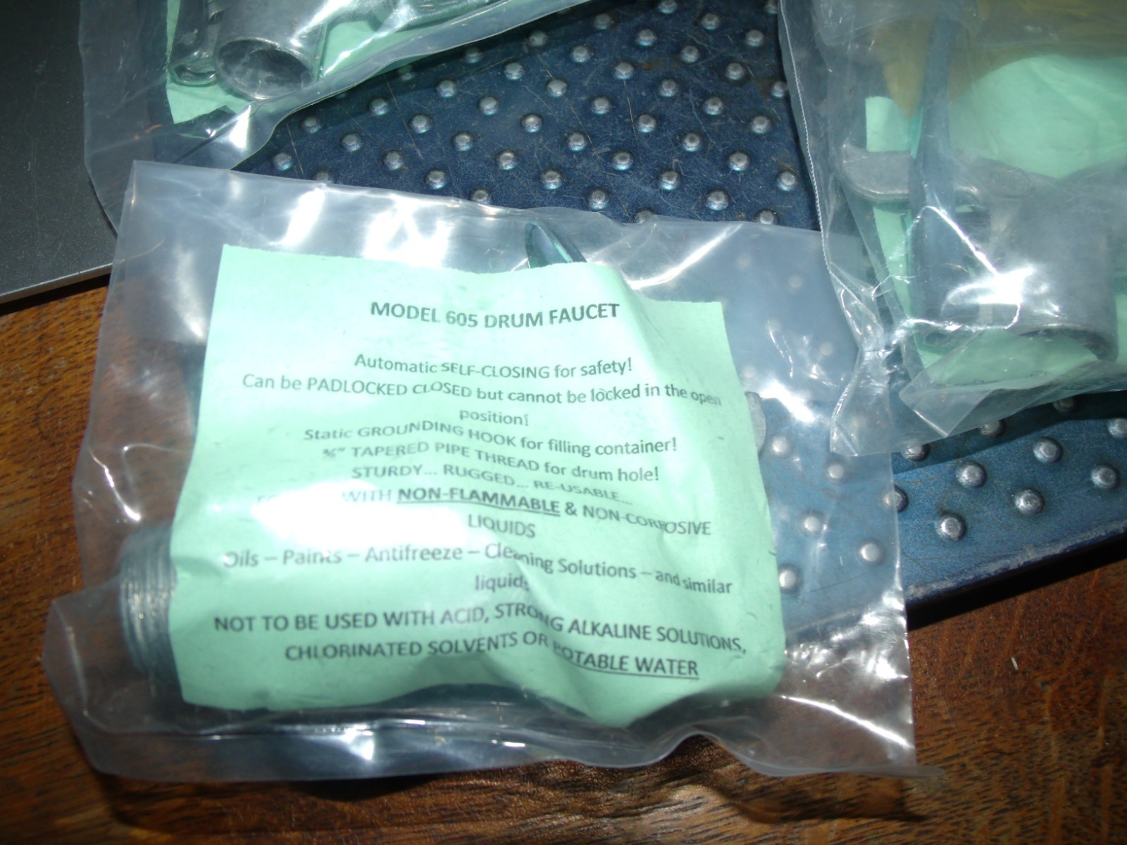 QTY 3 Osha Drum Safety Faucet Model 605