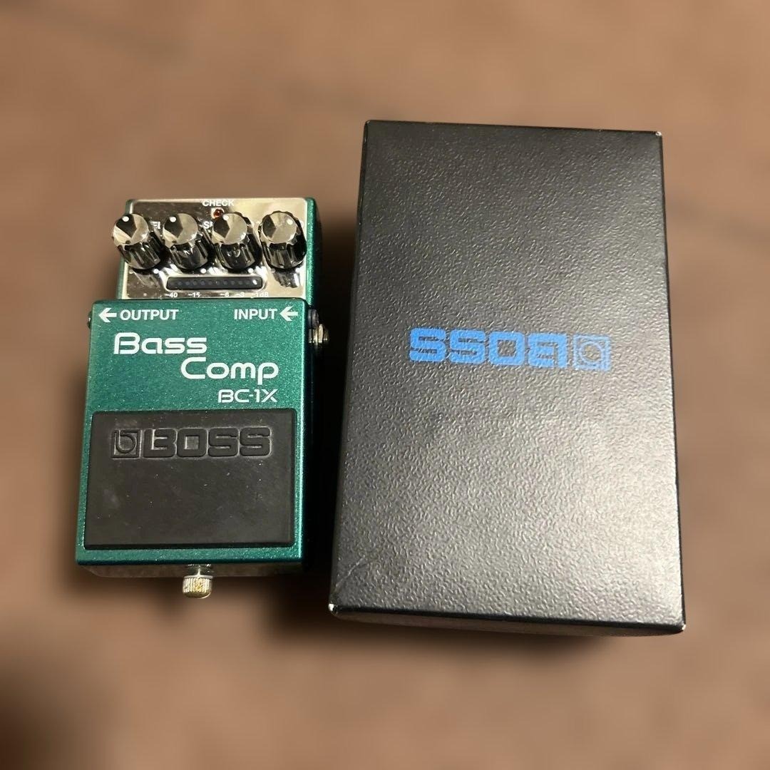 Boss BC-1X Bass Comp Compressor Green Guitar Effects Pedal Musical Instruments