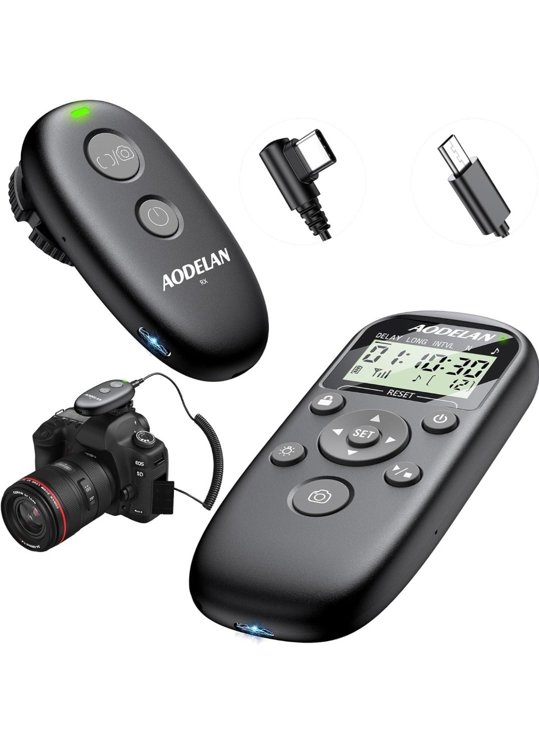 Remote Shutter Release w Interval Time rfor sony ZV-E10 II, A7 IV, A7R V, A9 III