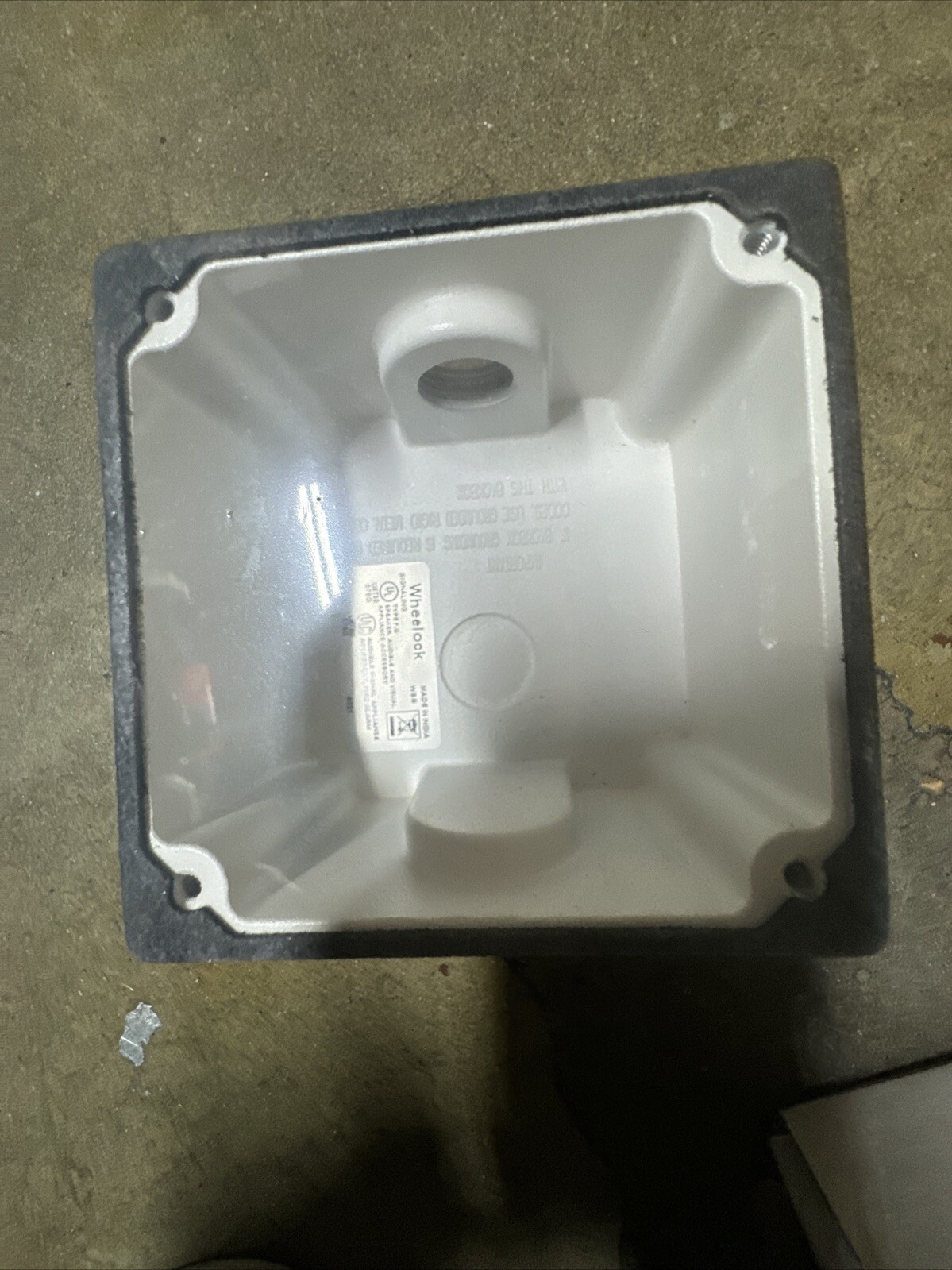 WHEELOCK WBB-W BACKBOX OUTDOOR WHITE