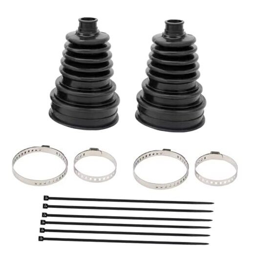 2 PCS Silicone CV Joint Boot Repair Kits Fit for 19mm to 24mm Shafts with 4