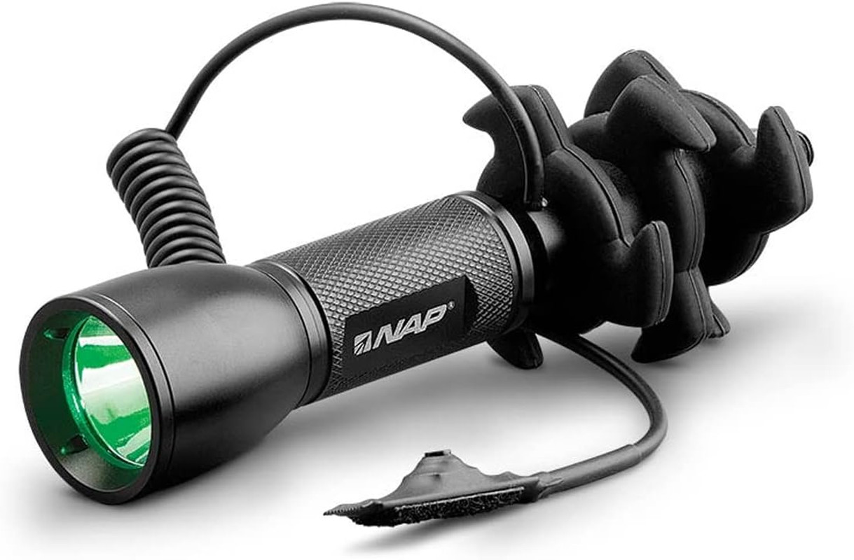 NAP Apache Predator Hog Hunting Stabilizer Green LED Light with Pressure Switch