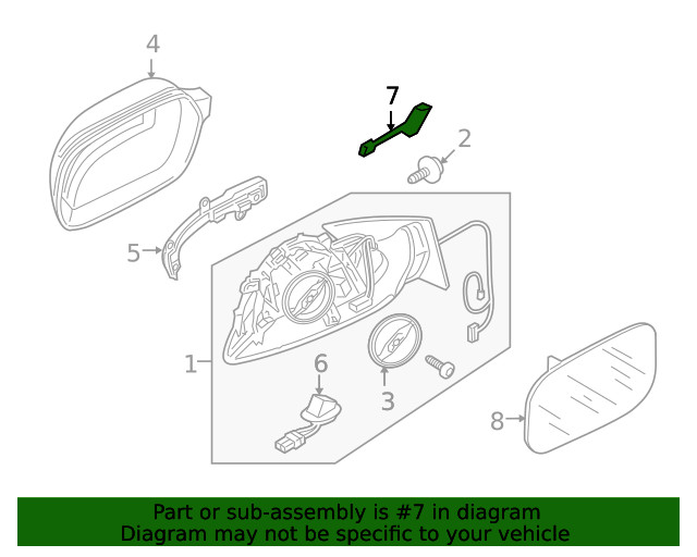 Genuine Audi Display Unit 8R1-949-146-A