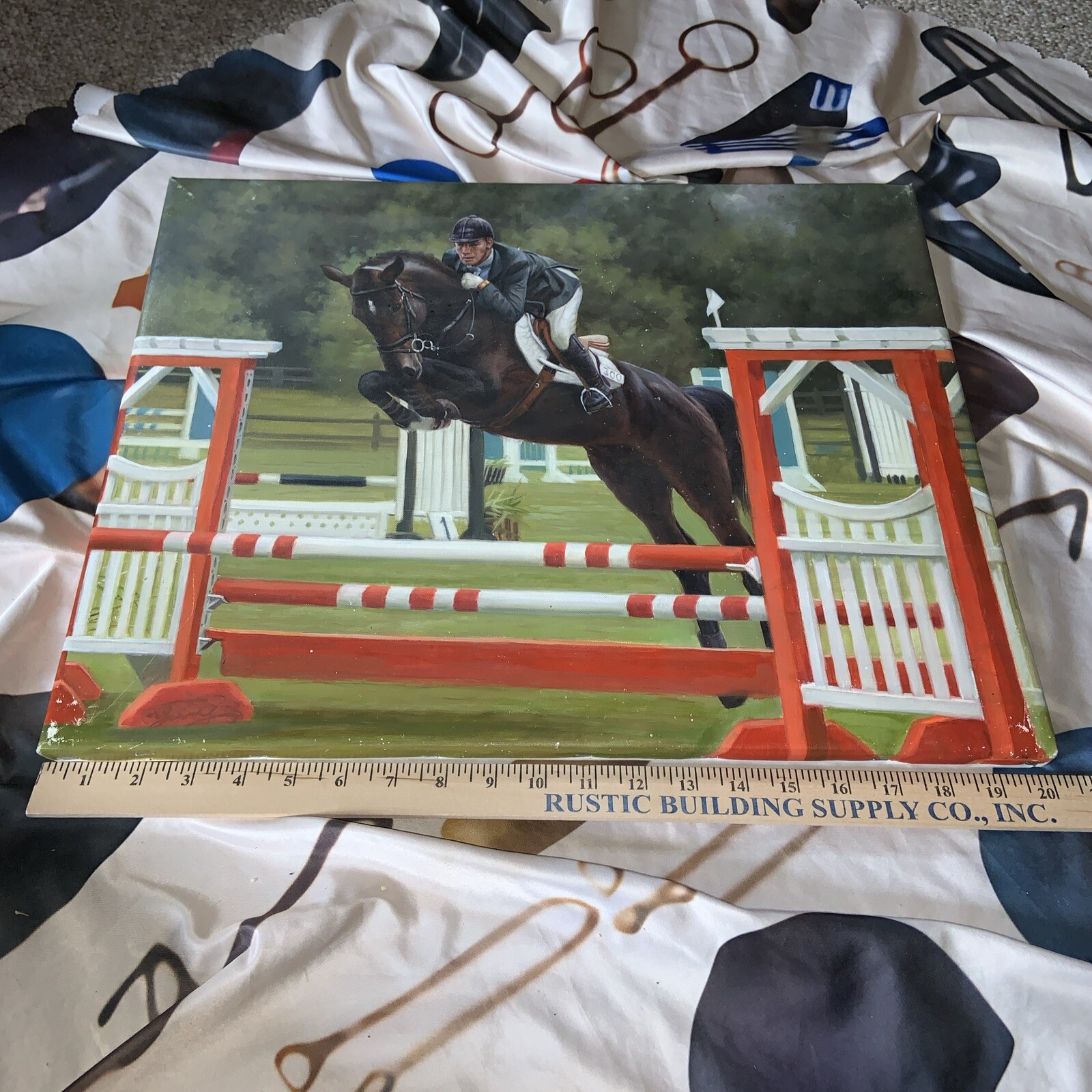 Bruce Davidson? Equestrian PRINT frameless Ron Sullivan 2003 16x20