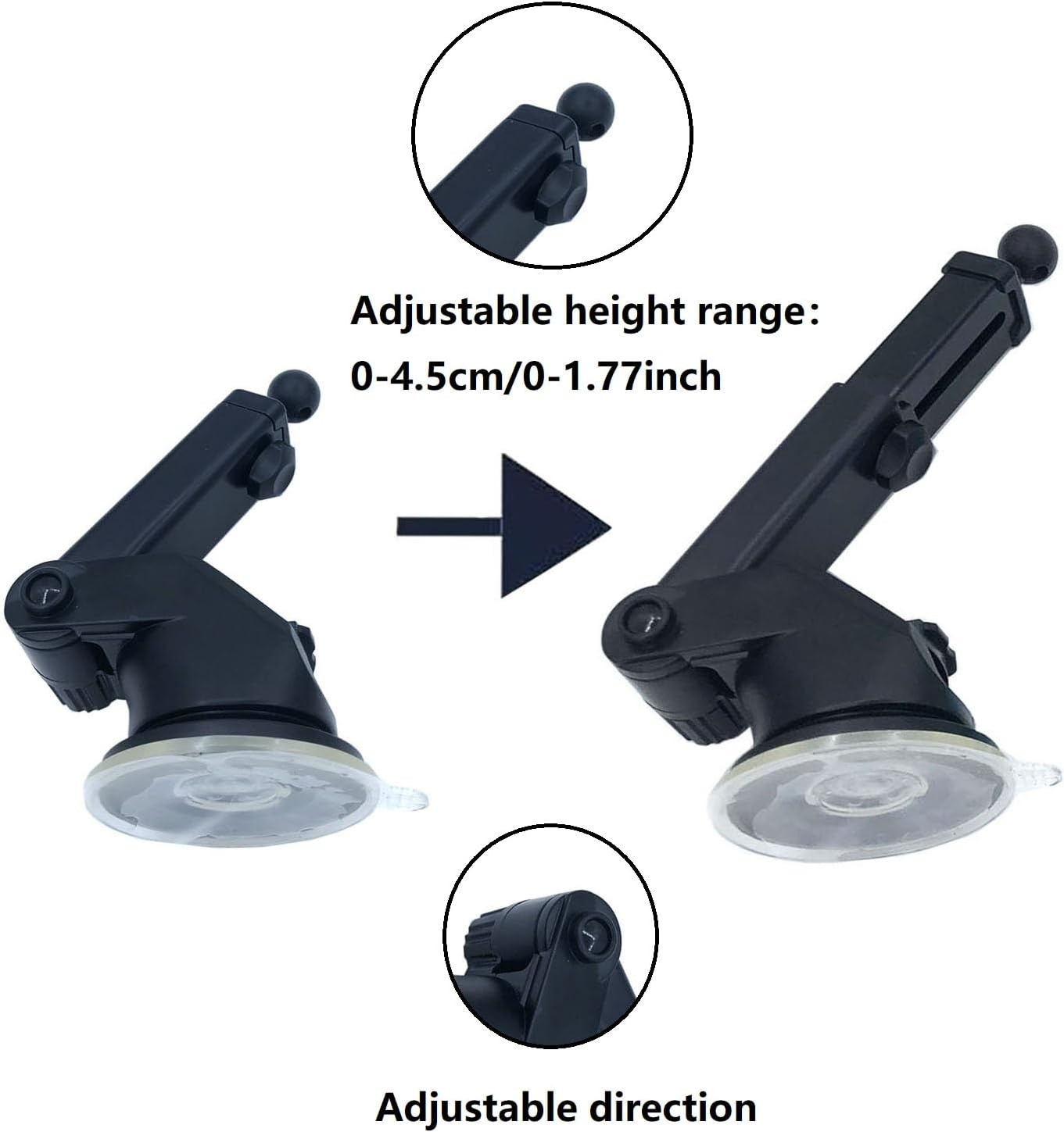 Car Drum Crash Cymbal 8.9Inch Diameter Suction Cup Style Holder Jingle Bells Fun