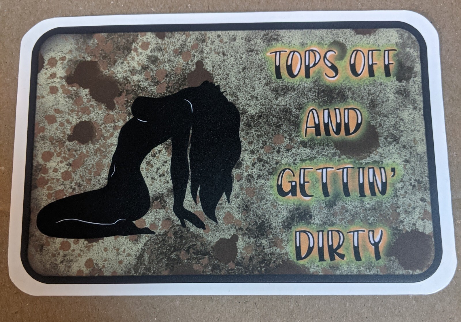 Off Road Girl 4x4 Girl Sticker Tops Off and Gettin Dirty Vinyl Sticker