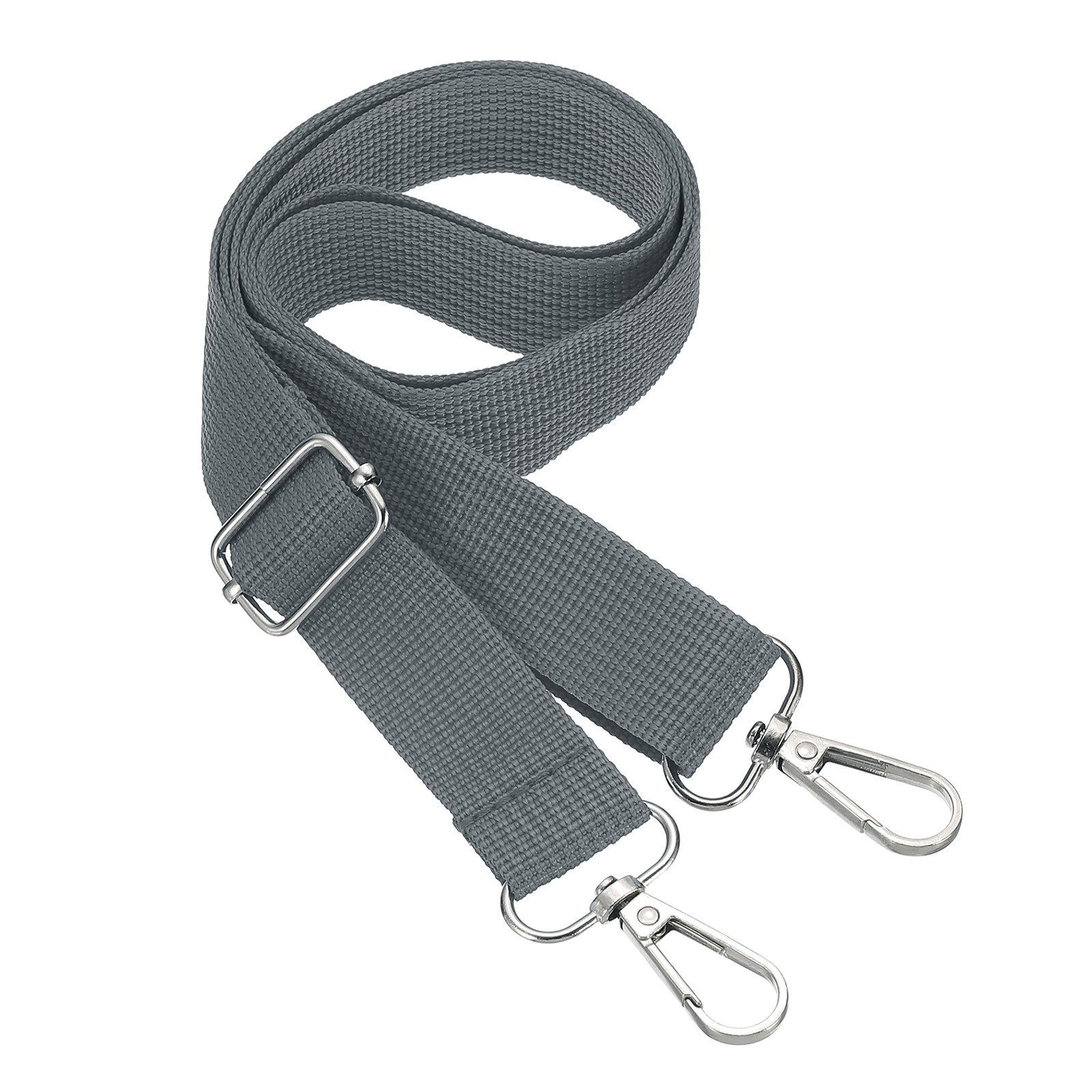 Purse Strap Replacement 1 Inch, Bag Strap for Canvas Bag Handbag, Gray