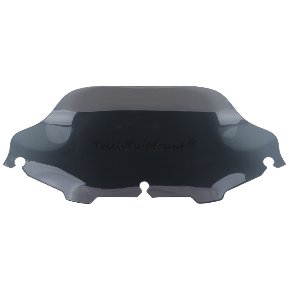 Light Gray 8" Wave Windshield Windscreen Fit for Harley Electra Glide 1996-2013