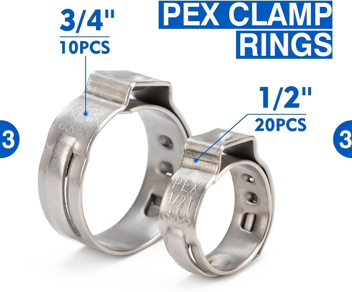 Ratchet PEX Cinch Tool with Clamp Removal Function and Pipe Cutter