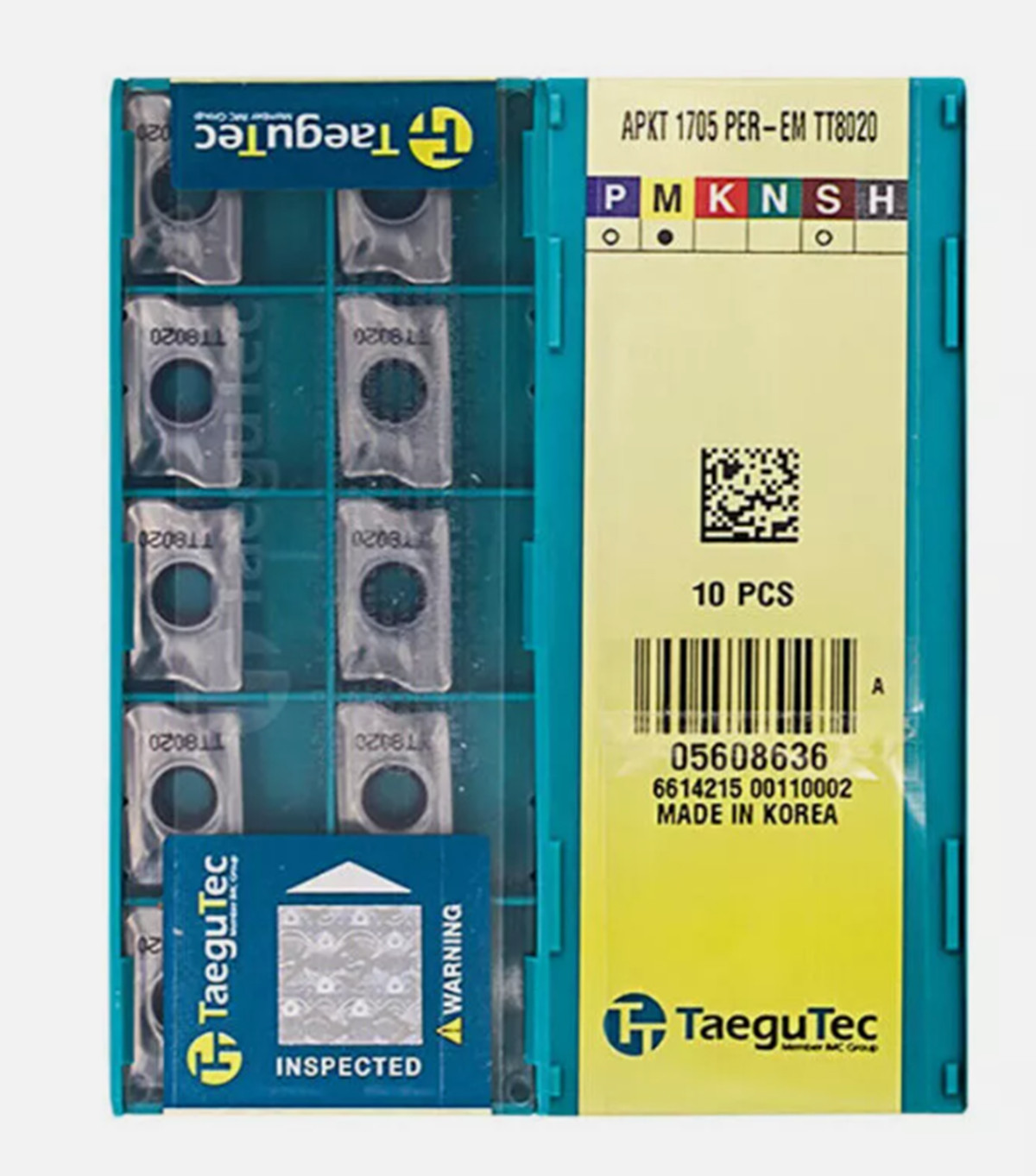 10PCS/New TAEGUTEC APKT1705PER-EM TT8020 CNC Blade