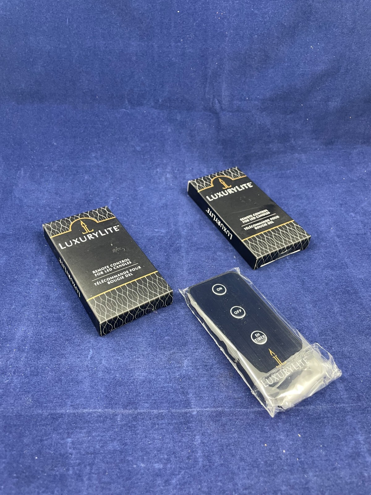 LuxuryLite Hand Held Remote Control for LED Candle Two Pack