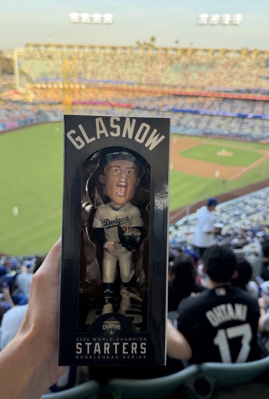 IN HAND LA Dodgers Tyler Glasnow Starter Series Bobblehead 6/6/26 IN BOX