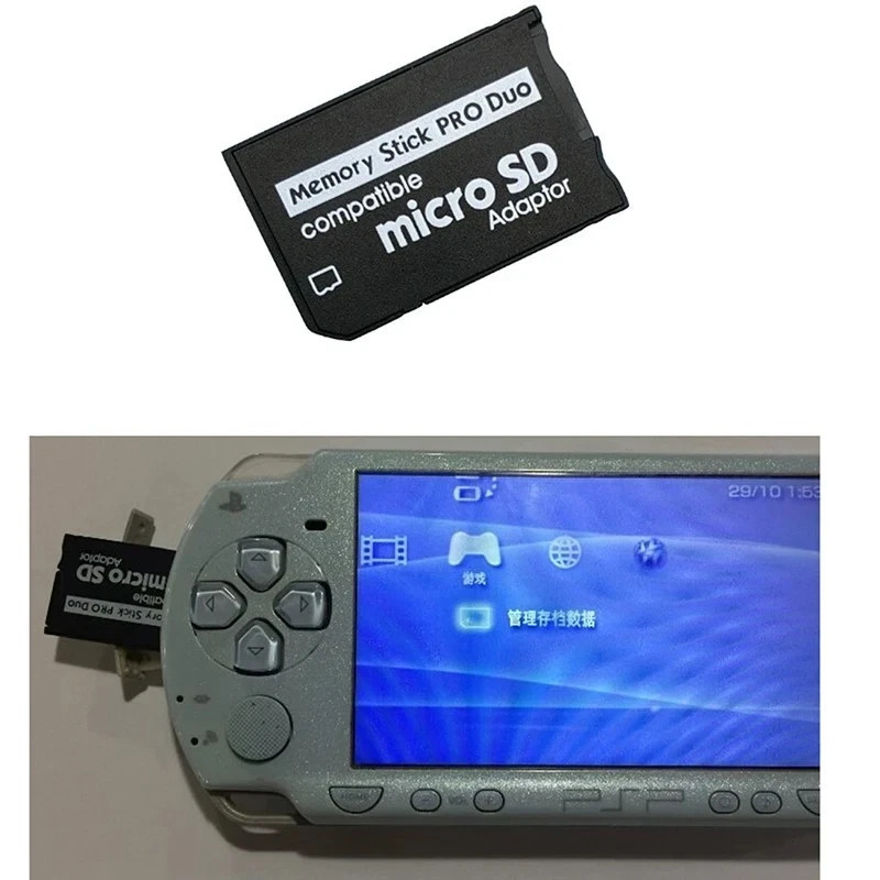 PSP Adapter TF To MS Reader Micro SD Adapter Memory Stick MS Pro Duo Converter
