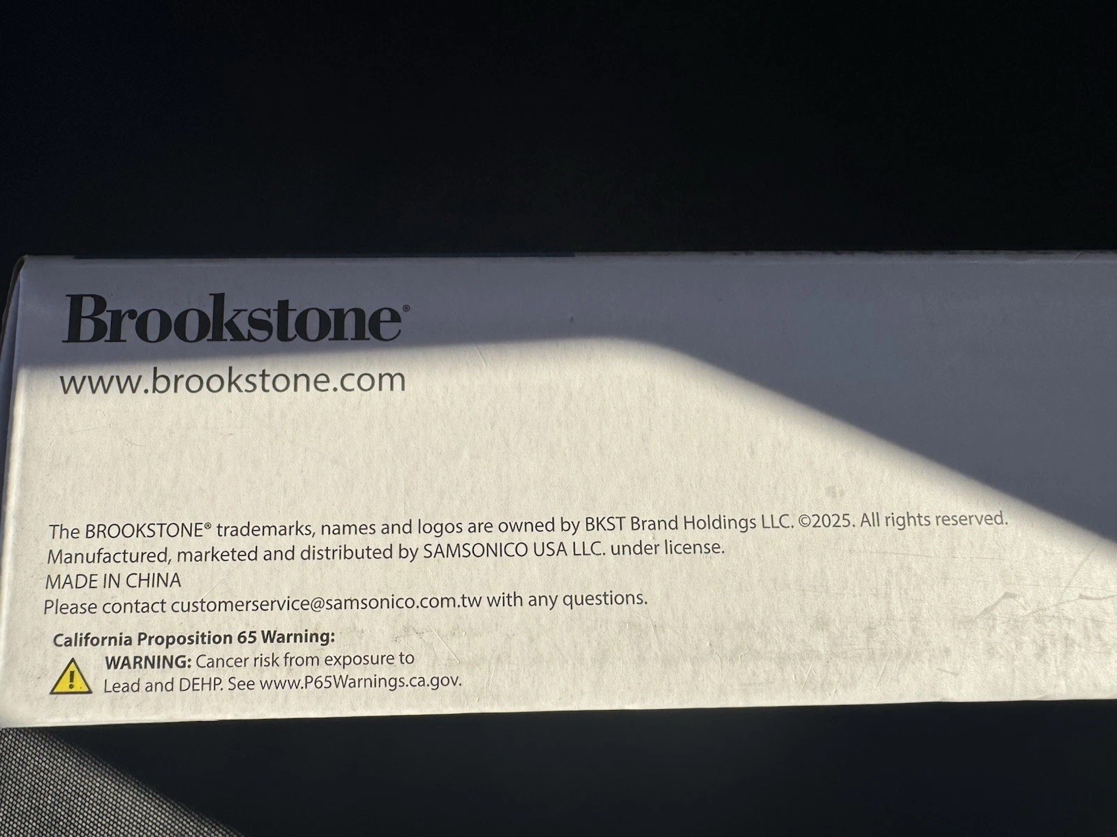 Brookstone Windshield Scraper Heated Electric With LED Light - Snow Ice Melter