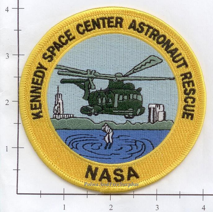 Florida - NASA Kennedy Space Center FL Fire Rescue Fire Dept Patch v3  Yellow