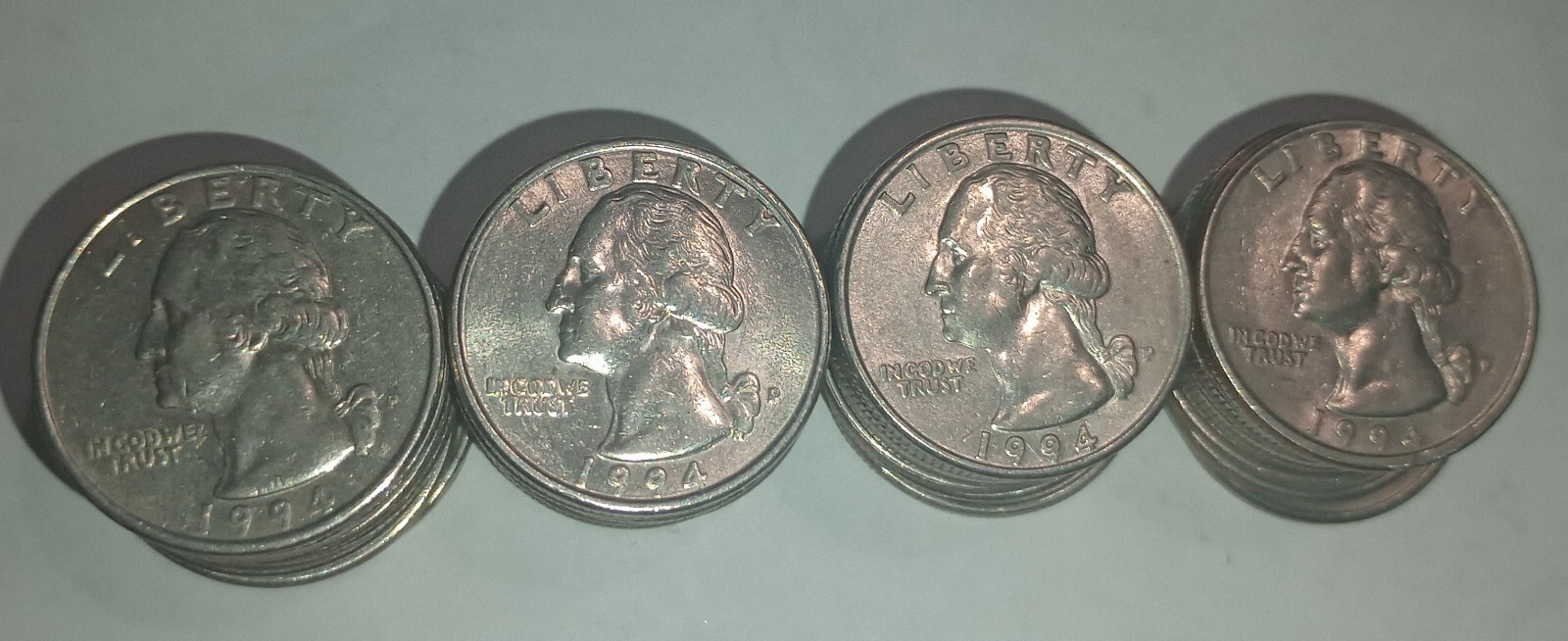 1994 P Washington Quarter Roll Circulated (40 Total Coins!)
