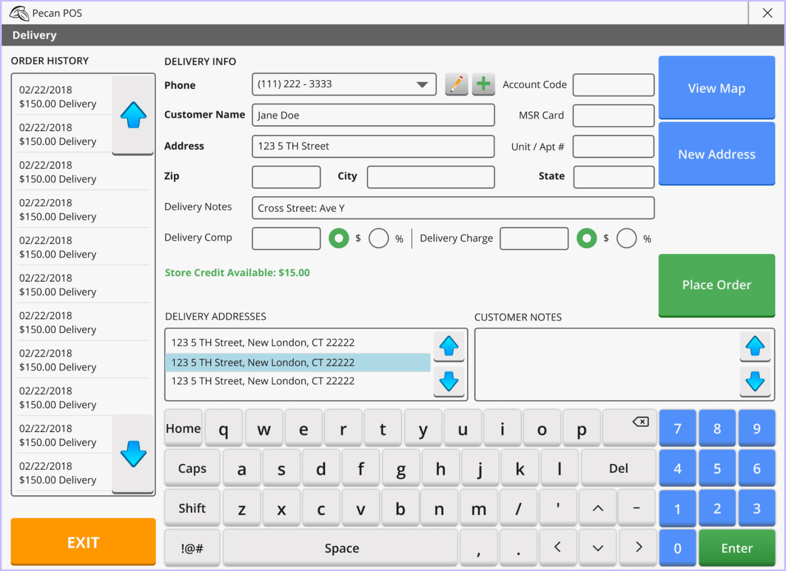 Pecan POS Complete Bundle for Restaurant with Mobile Device Perpetual License