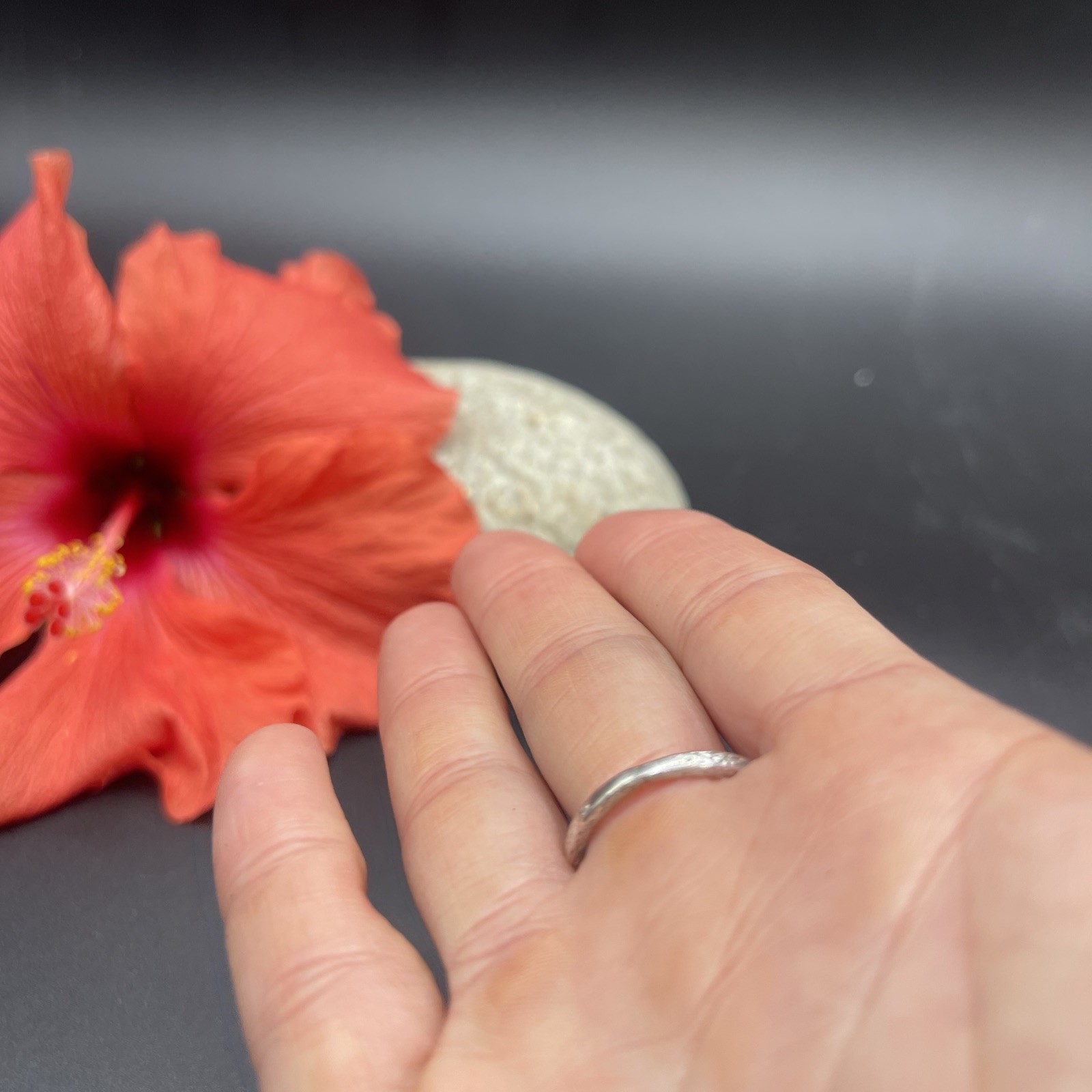 Stunning Unique Handmade 925 Sterling Silver Stackable Band Ring #B107