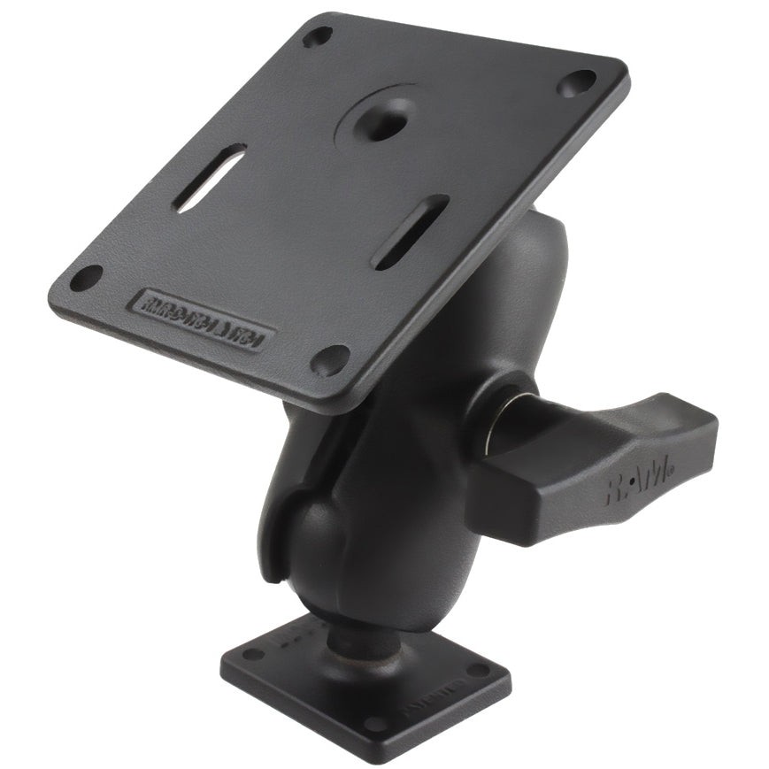 RAM-347U-B-2461  RAM Double Ball Mount with 75x75mm VESA Plate...