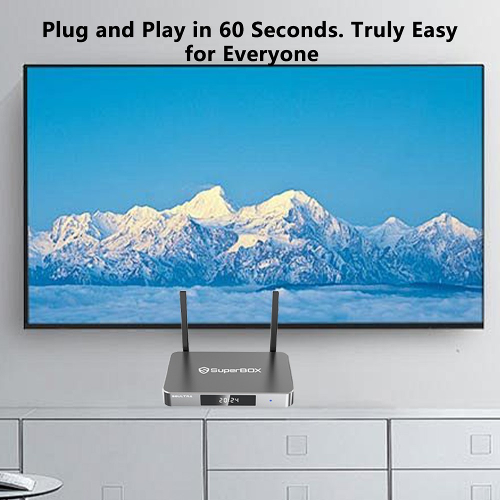 SuperBox S6 Ultra Streaming Media Player - Authorized Distributor -Ship Same Day
