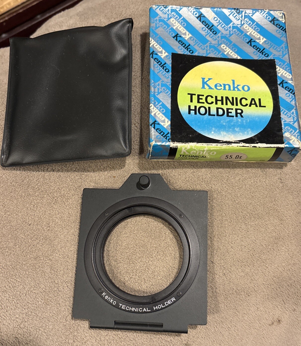 Kenko Technical Holder 55mm GEL Filter Holder *Made in Japan *NEW w/ Case