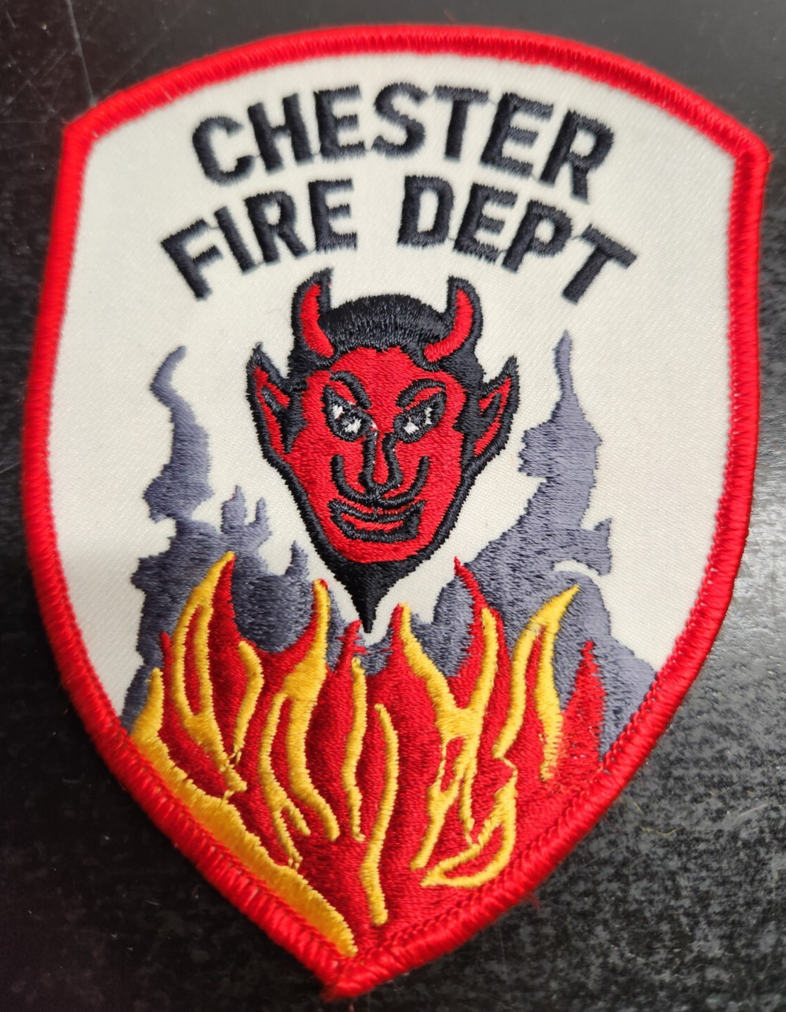Vintage Chester Massachusetts Fire Department Shoulder Patch