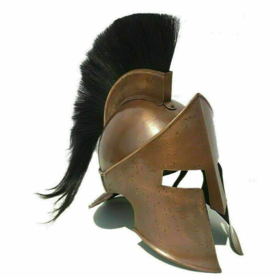 Medieval Collectible Antique King Leonidas 300 Movie Spartan Helmet Reproduction