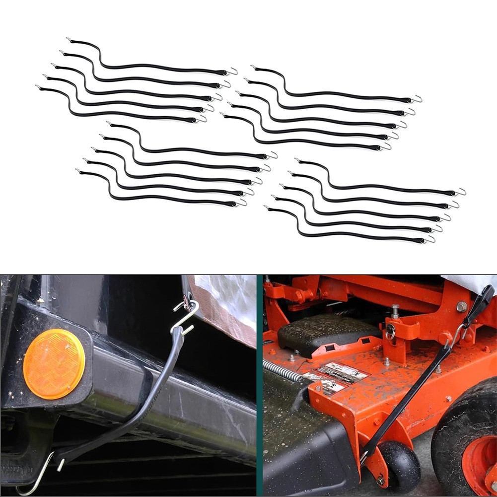 41" Heavy Duty Rubber Tarp Straps Tie Down Bungee Cords With Hooks  GZ