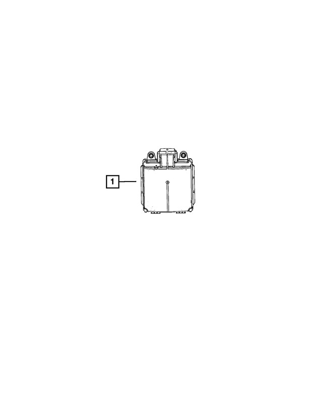 Genuine Mopar Blind Spot Detection Module 68358104AF