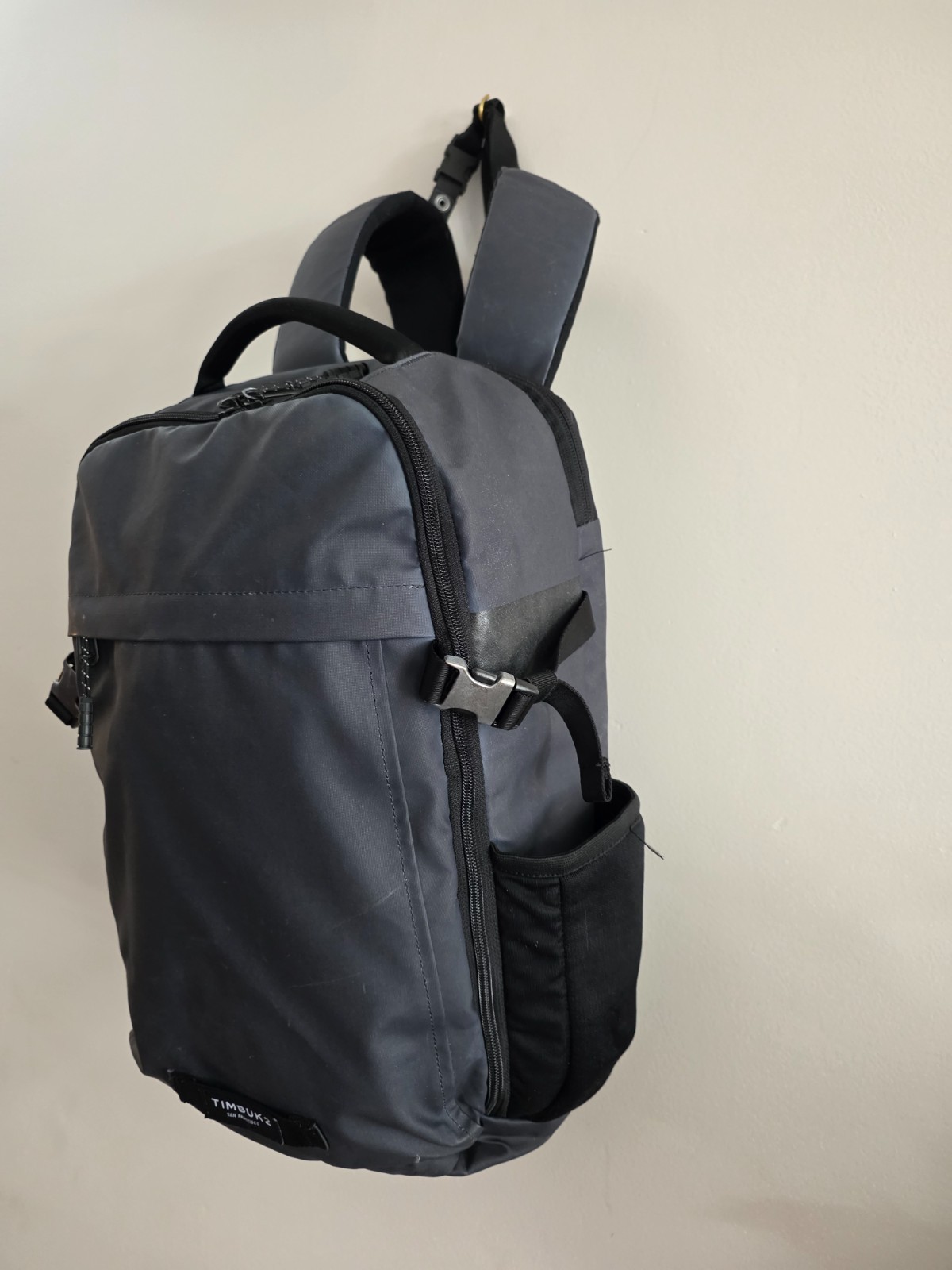 ​Timbuk2 The Division 1849-3 Laptop Backpack Grey Commuter Work Bag Messenger 🎒