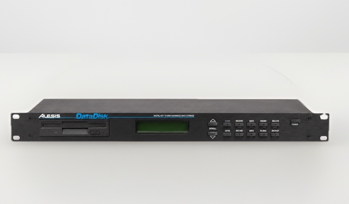 Alesis DataDisk MIDI Storage System Rack Mount Floppy Drive Untested No Cables