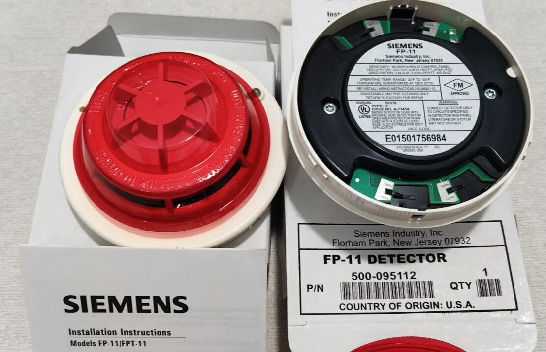 SIEMENS FP-11 FIRE ALARM SMOKE HEAT DETECTOR FP11