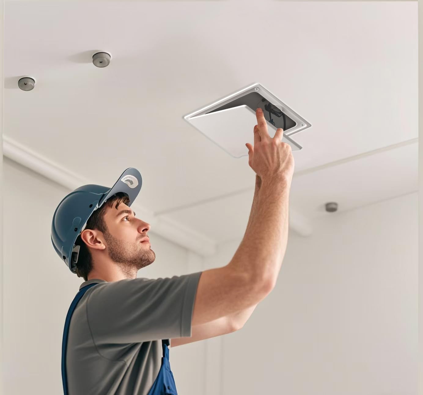 Access Panel 12x16 with Door (Max Service Opening 10x14) Plastic White (Large...