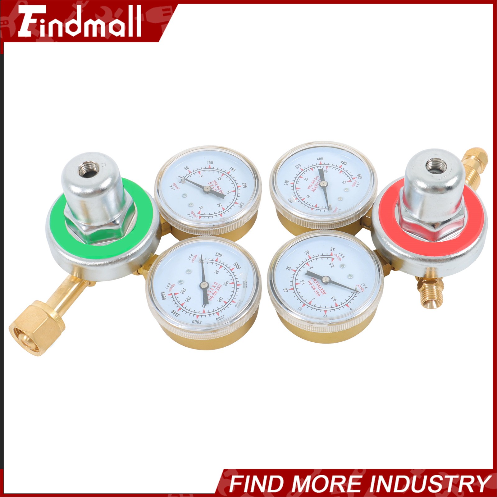 Acetylene Oxygen Gas Welding Regulator Pressure Gauge Fit Solid Brass Set